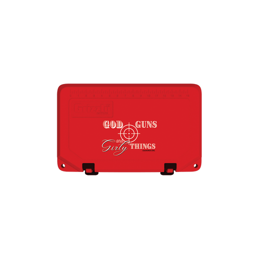 GOD, GUNS, GIRLY THINGS - Grizzly 15 Red