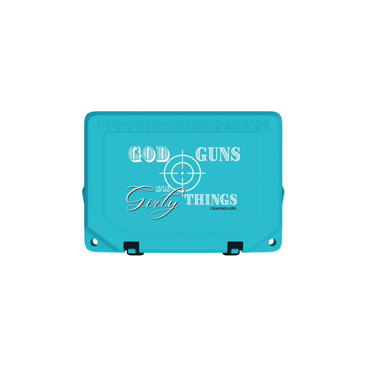 GOD, GUNS, GIRLY THINGS - Grizzly 20 Teal
