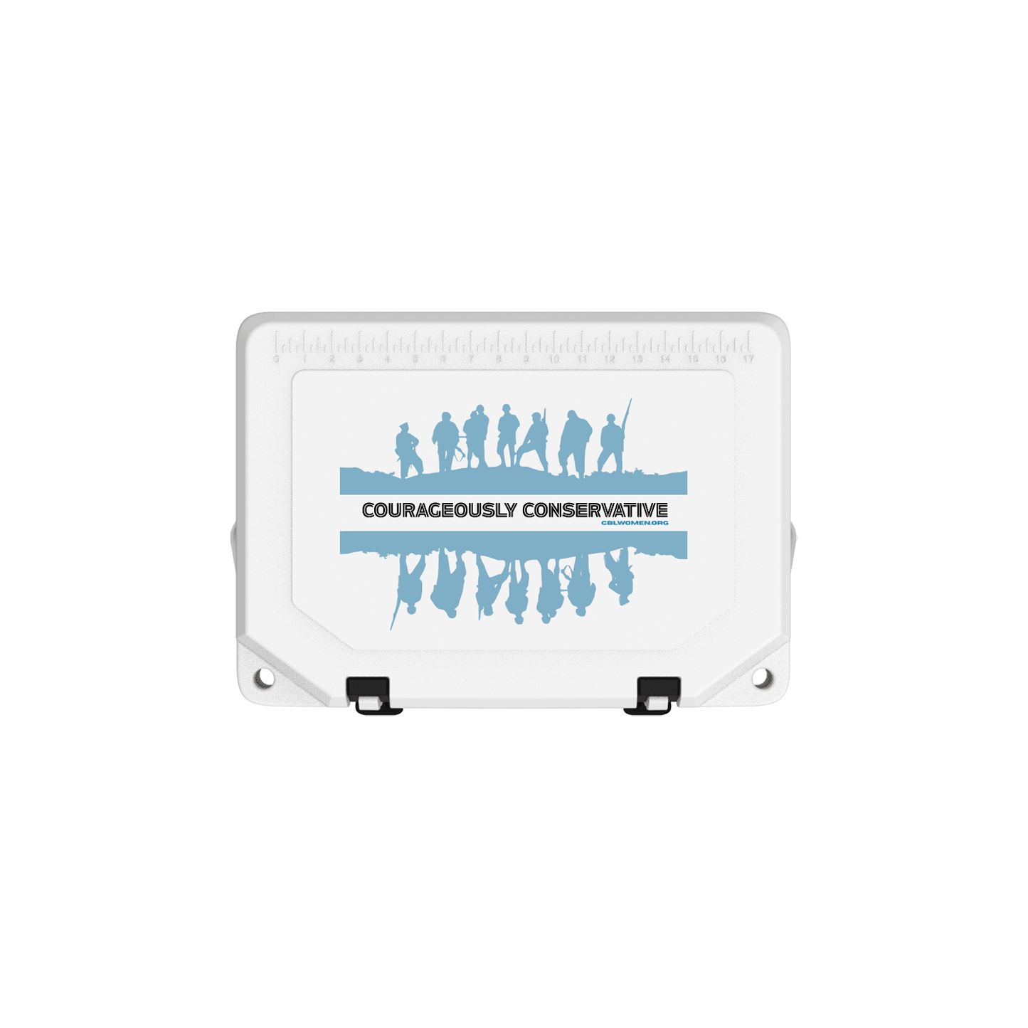 COURAGEOUSLY CONSERVATIVE SILHOUETTE - Grizzly 20 White
