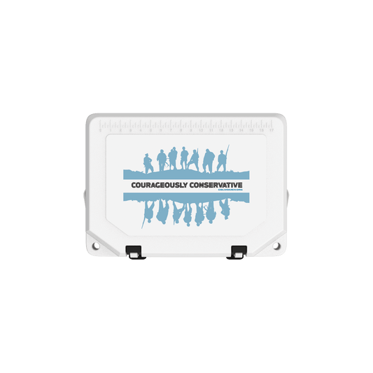 COURAGEOUSLY CONSERVATIVE SILHOUETTE - Grizzly 20 White