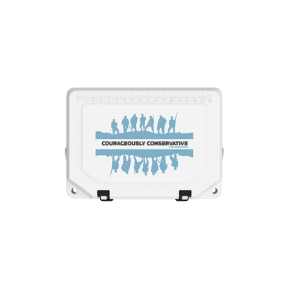 COURAGEOUSLY CONSERVATIVE SILHOUETTE - Grizzly 20 White